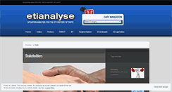 Desktop Screenshot of etianalyse.wordpress.com
