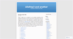 Desktop Screenshot of aboutrump3site.wordpress.com