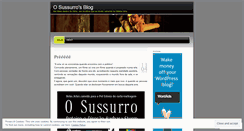 Desktop Screenshot of osussurro.wordpress.com