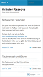 Mobile Screenshot of kraeuterfuchs.wordpress.com