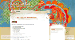 Desktop Screenshot of liveprayeat.wordpress.com