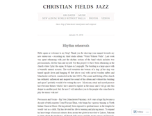 Tablet Screenshot of christianfieldsjazz.wordpress.com
