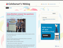 Tablet Screenshot of celebsmart.wordpress.com