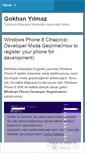 Mobile Screenshot of gokhanyilmaz.wordpress.com