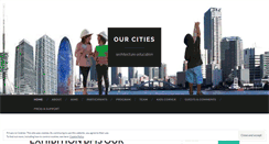 Desktop Screenshot of ourcitiesbarcelona.wordpress.com