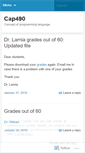 Mobile Screenshot of itcap490.wordpress.com