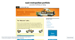 Desktop Screenshot of nashmetroportfolio.wordpress.com