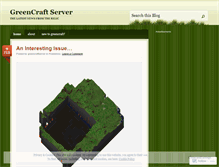 Tablet Screenshot of greencraftserver.wordpress.com