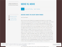 Tablet Screenshot of movievsmovie.wordpress.com