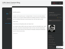 Tablet Screenshot of cliffchambers.wordpress.com