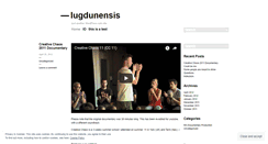 Desktop Screenshot of lugdunensis.wordpress.com