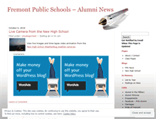 Tablet Screenshot of fpsalumni.wordpress.com