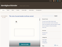 Tablet Screenshot of davidgbuchbinder.wordpress.com