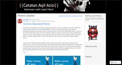Desktop Screenshot of catatanaqilazizi.wordpress.com