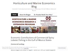 Tablet Screenshot of hortmarine.wordpress.com