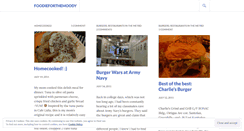 Desktop Screenshot of foodieforthemoody.wordpress.com