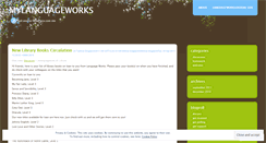 Desktop Screenshot of mylanguageworks.wordpress.com
