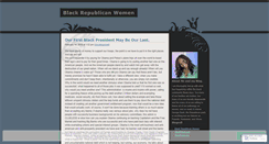 Desktop Screenshot of blackrepublicanwomenunite.wordpress.com