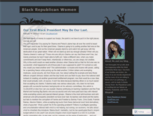 Tablet Screenshot of blackrepublicanwomenunite.wordpress.com