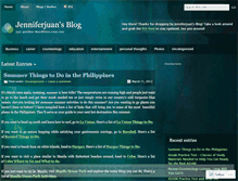 Tablet Screenshot of jenniferjuan.wordpress.com