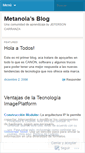 Mobile Screenshot of metanoias.wordpress.com