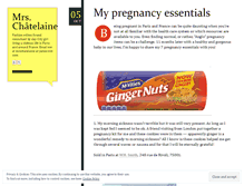 Tablet Screenshot of mrschatelaine.wordpress.com
