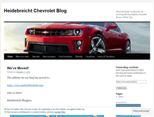 Tablet Screenshot of heidebreichtchevrolet.wordpress.com