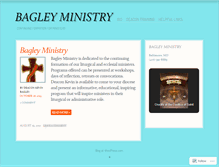 Tablet Screenshot of deaconbagley.wordpress.com