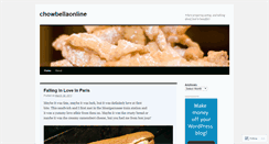 Desktop Screenshot of chowbellaonline.wordpress.com