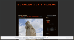 Desktop Screenshot of homoerotica.wordpress.com