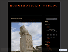 Tablet Screenshot of homoerotica.wordpress.com