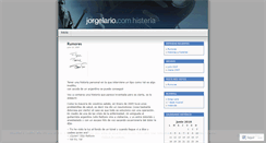 Desktop Screenshot of jorgelario.wordpress.com