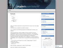 Tablet Screenshot of jorgelario.wordpress.com
