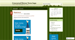 Desktop Screenshot of concursulnoraiuga.wordpress.com