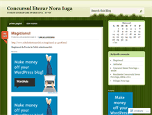 Tablet Screenshot of concursulnoraiuga.wordpress.com