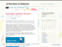 Tablet Screenshot of irismpachecodiabetesblog.wordpress.com