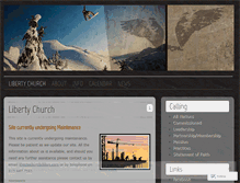 Tablet Screenshot of libertychurchlive.wordpress.com