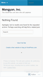 Mobile Screenshot of mangyaninc.wordpress.com