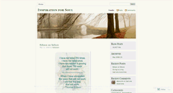 Desktop Screenshot of inspirationforsoul.wordpress.com