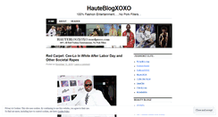 Desktop Screenshot of hauteblogxoxo.wordpress.com