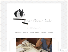 Tablet Screenshot of cocoricoink.wordpress.com