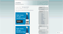 Desktop Screenshot of comaboy.wordpress.com