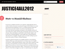 Tablet Screenshot of justice4all2012.wordpress.com