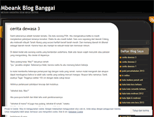 Tablet Screenshot of mbeangblog.wordpress.com