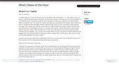 Desktop Screenshot of newsofhour.wordpress.com