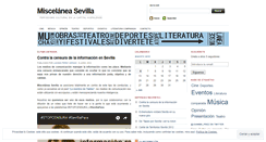 Desktop Screenshot of miscelaneasevilla.wordpress.com