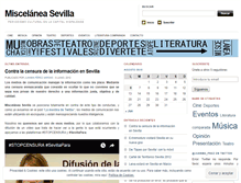 Tablet Screenshot of miscelaneasevilla.wordpress.com