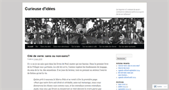 Desktop Screenshot of curieusedidees.wordpress.com