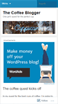 Mobile Screenshot of coffeeblogging.wordpress.com