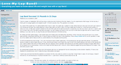 Desktop Screenshot of lovemylapband.wordpress.com
